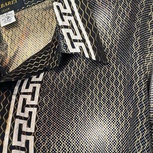 Vintage Cabaret silk shirt 2XL